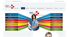 Desktop Screenshot of 24x7healthprotect.com