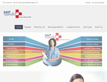 Tablet Screenshot of 24x7healthprotect.com
